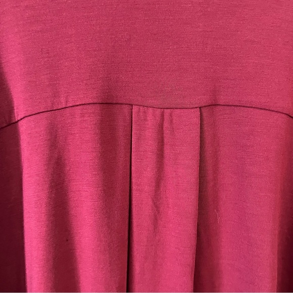 NWOT Anthropologie Women's Button-Up Pajama Top Wine Color Modal Sleepwear 3XL - Picture 7 of 13